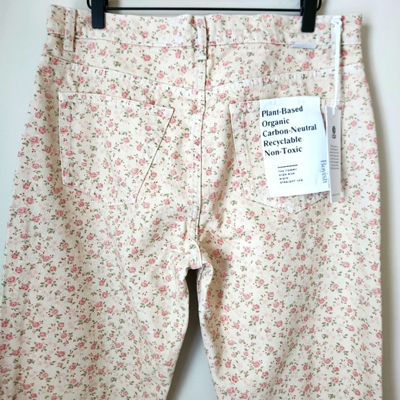 NWT Boyish | The Tommy High Rise Rigid Straight Leg Jeans in Desert Rose - Sz 31 - Picture 8 of 15